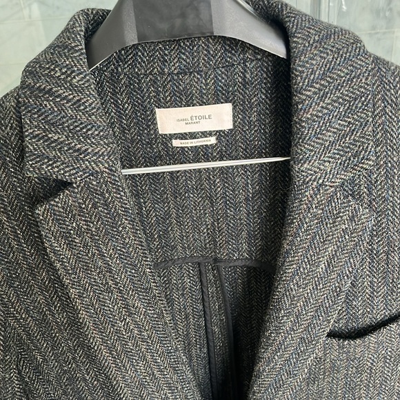 EUC- Isabel Marant Etoile Charly single breasted, single button blazer. Sz 8 - Picture 2 of 4